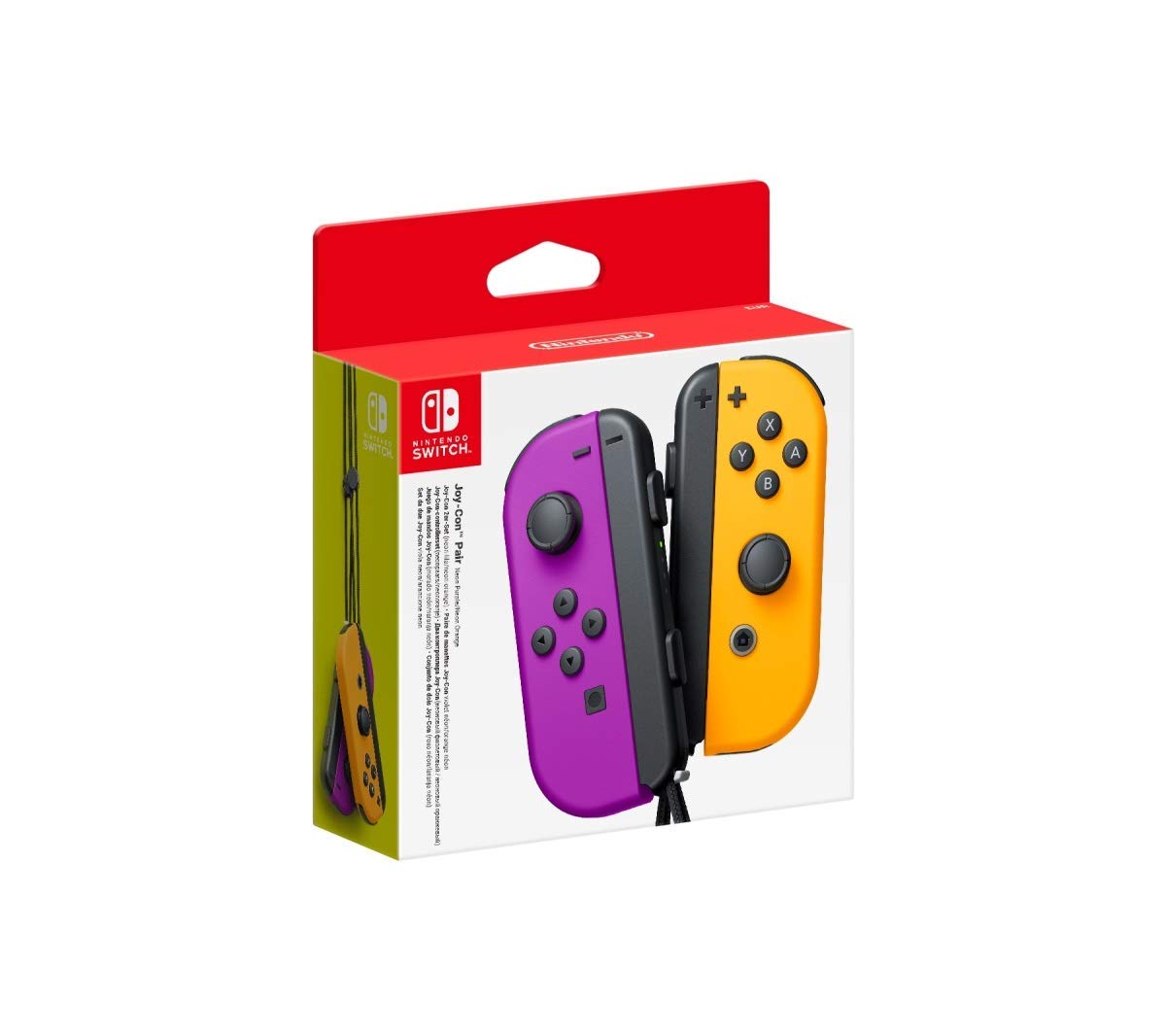 Nintendo Switch (L/R) Joy-Con (Neon Purple/Neon Orange)