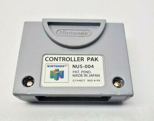 N64 Controller Pak NUS-004 OEM Official Nintendo 64 Memory Card 123 Free pages