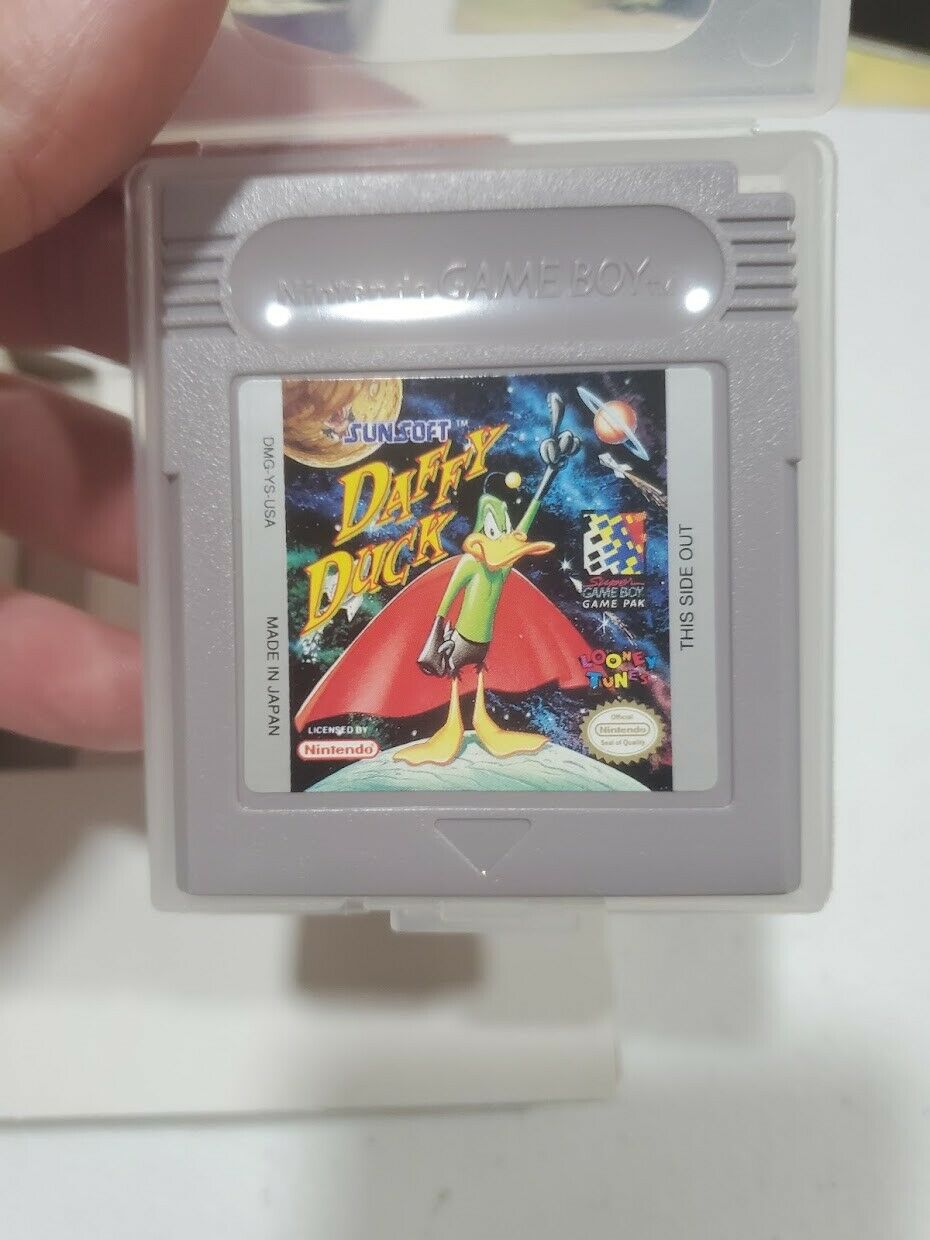 Daffy Duck (Nintendo Game Boy, 1995) 100% Complete and Authentic CIB Very RARE