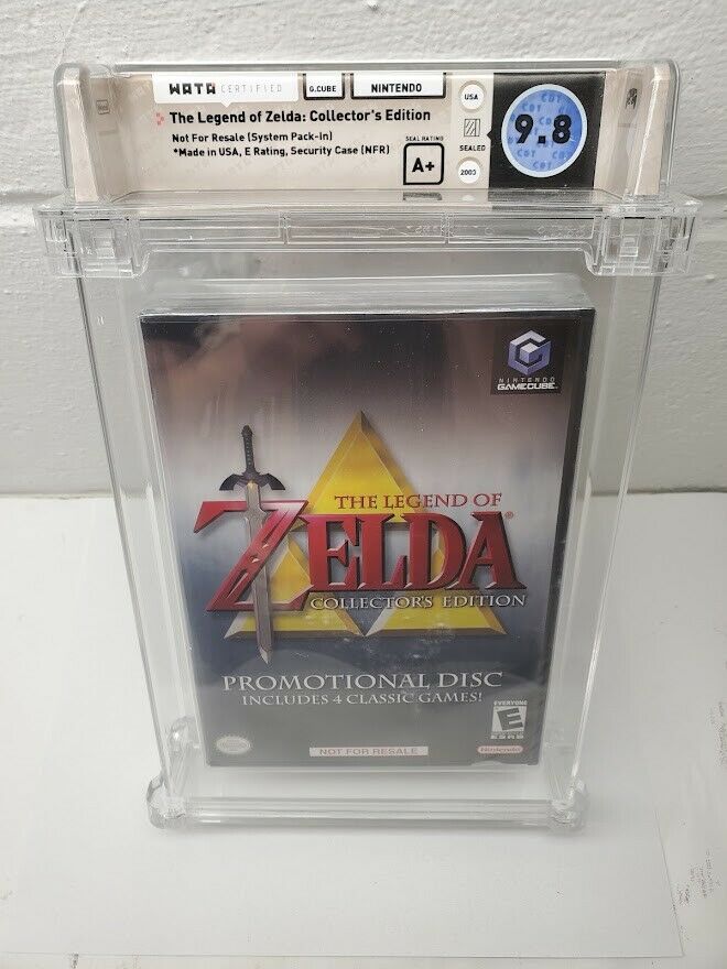 Legend of Zelda Collectors Edition Gamecube WATA 9.8 A+ SEAL Highest GRADE EVER!