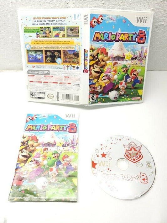 Mario Party 8 (Wii, 2007) Nintendo Complete CIB Tested works great Wii Wii U