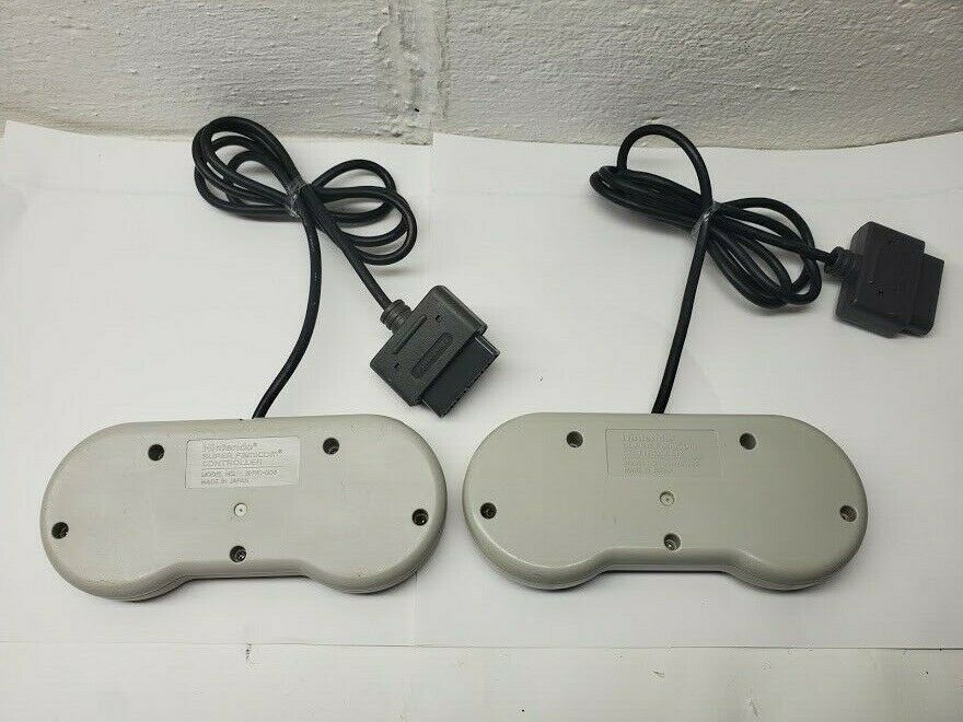 Lot of 2 Super Famicom Controller 2x Official Nintendo for SNES TESTED US Seller