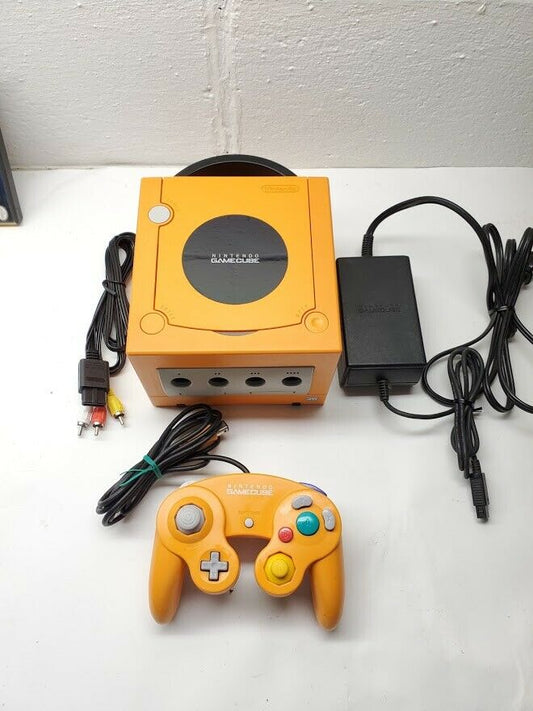 Nintendo GameCube Launch Edition Orange Console (NTSC-J) Japanese OEM Controller