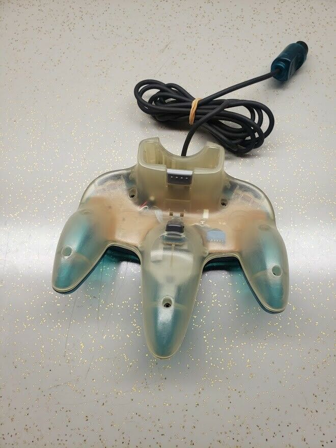 Nintendo N64 Ice Blue Controller OEM Funtastic Excellent CONDITION TIGHT STICK