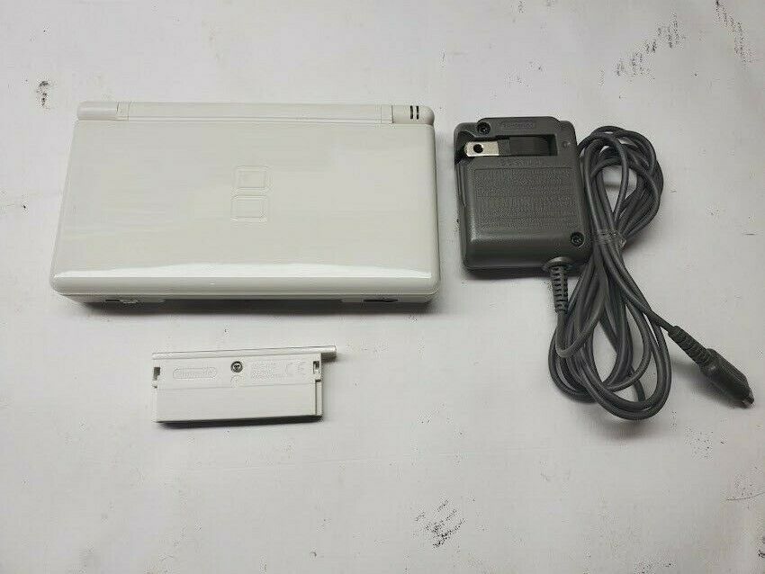 White Nintendo Ds Lite & OEM Charger Fully Working REGION FREE GBA