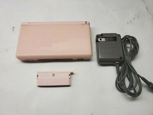 Pink Coral Nintendo Ds Lite & OEM Charger Fully Working REGION FREE GBA